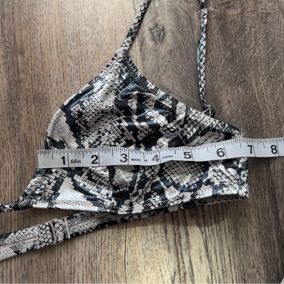 NWOT Bond Eye Metallic Snakeskin Bikini - Picture 9 of 13